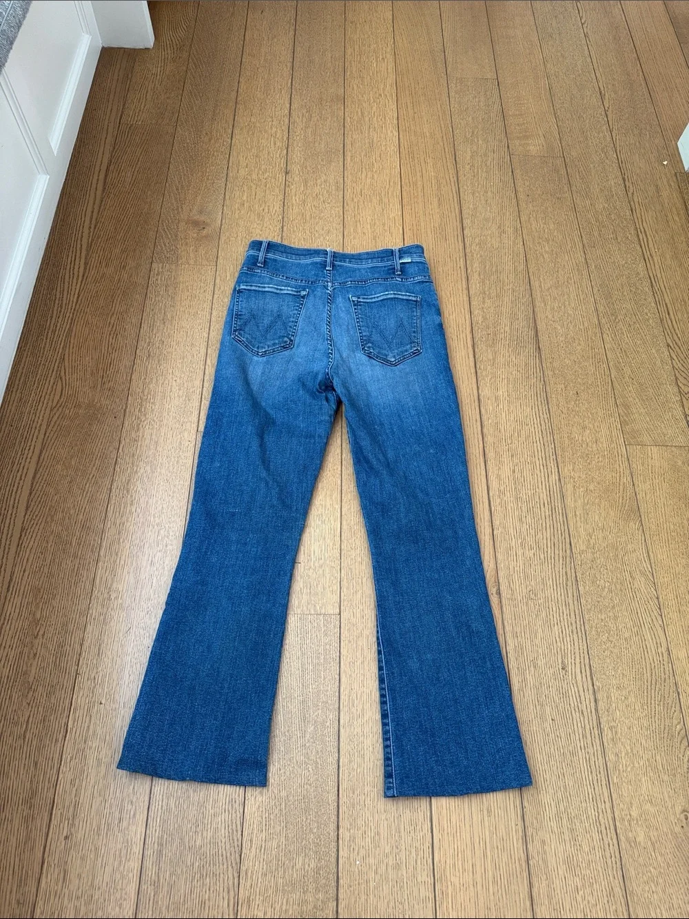 MOTHER The Hustler Ankle Fray Size 30